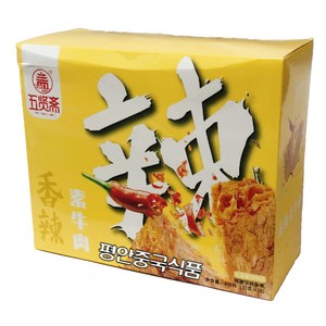 <평안중국식품> 우샌자이 향라맛 수뉴러우 20g *20ea - 1box, 1개