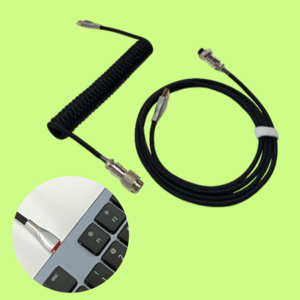 핫츠 c타입 키보드 항공케이블 USB, 다크블랙, 180cm, 1개