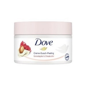 도브 Dove Ceam Showe Scub 독일 석류 & 시어버터 크림 샤워 필링 바디스크럽 225ml, 1개