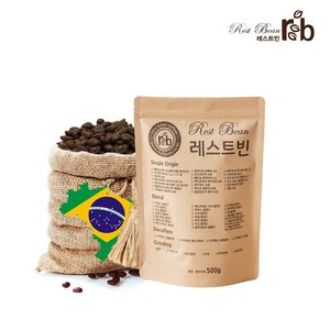 레스트빈 500g 디카페인 브라질, 더치분쇄, 1개