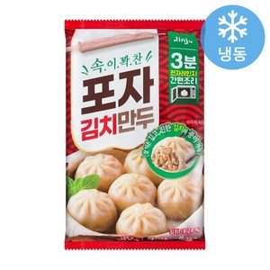 진주햄 속이 꽉찬 포자 김치만두 168g, 1개