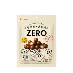 제로 크런치 초코볼 10p, 1개, 140g