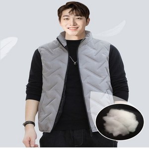 테파 경량 간절기 누빔패딩 방한 베스트 조끼 낚시 남성 작업용 퀼트패딩