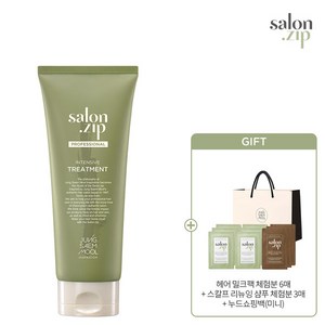 정샘물 살롱집 인텐시브 트리트먼트 (밀크팩6매+샴푸3매 증정), 1개, 200ml