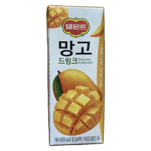 델몬트 드링크 망고 190mlx24팩x2박스, 190ml, 48개