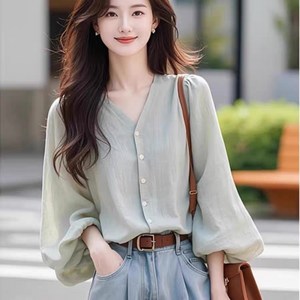 루스리더 여성 슬림핏 럭셔리 패션 셔츠 M628