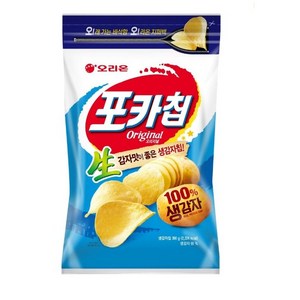 오리온 포카칩 오리지널 대용량 지퍼백 390g, 1개