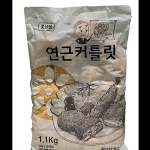 연근커틀릿 1.1KG(55G), 1개, 1.1kg