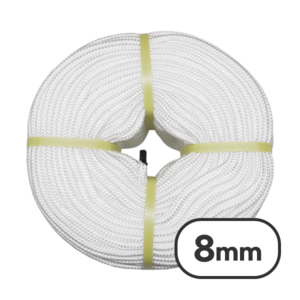 [인가드] 200m PP로프 1롤 8mm 브레이드 밧줄 안전 끈 수상, 1개