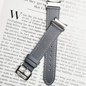 스페이스쉴드 갤럭시워치 7 6 5 4 클래식 프로 호환 날개형 가죽 밴드 + 필름1매 2종, 딥그레이