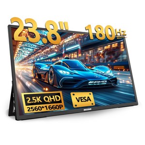 BSCONN 베쓰콘 23.8인치 QHD 180Hz 포터블 휴대용 모니터, F18 TX, 54.6cm