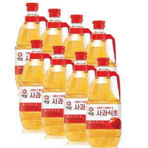 CJ 백설 사과식초, 1.8L, 24개