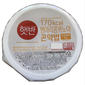 햇반 병아리콩 퀴노아 곤약밥 150G 12개