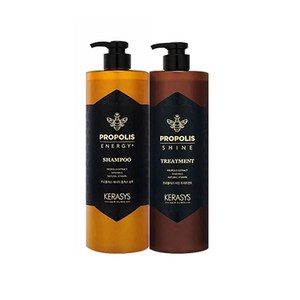 케라시스 샤인 프로폴리스 샴푸/트리트먼트 1000mlx2개, 프로폴리스 트리트먼트 1000mlx2개, 1000ml