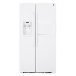 two1mall [GE] 프리미엄 양문형 냉장고 화이트 [840L] 디스펜서 홈바 / 양문형냉장고 2도어 용량: 840L 냉장: 518L 냉동: 322L 얼음정수기