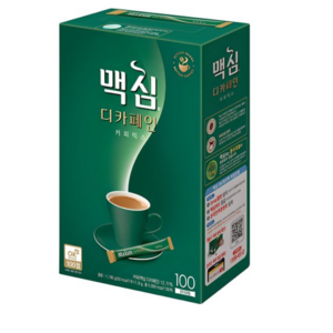 맥심 디카페인 커피믹스, 11.8g, 100개입, 6개