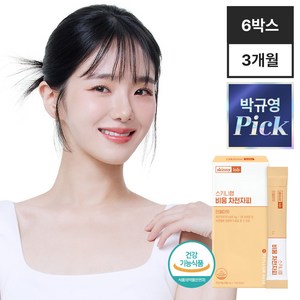 스키니랩 비움 차전자피 식이섬유 인절미맛 14포(2주분) 배변활동 쾌변 장운동, 84g, 6개