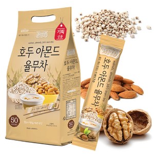 미토 호두 아몬드 율무차, 18g, 50개입, 1개