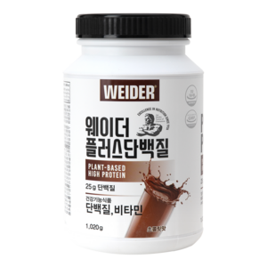 웨이더 플러스 단백질 1020g 프로틴 쉐이크 단백질 보충제, 1.02kg, 1개