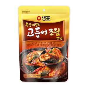 샘표 부산자갈치 고등어조림 양념, 8개, 150g