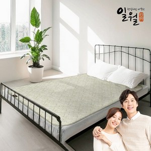 [25년형 3세대 카본열선] 일월 원적외선 효과 폴리지 전기매트 카본매트 탄소매트 전기요, 싱글(90X180cm)