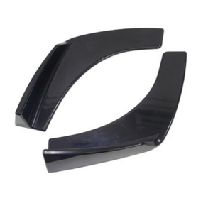 [주주파츠몰] 차량용 카본 프론트 앞범퍼 컵윙 에어댐 범퍼 립 가드 몰딩 카나드윙 호환 용품, 02. 블랙 컵윙 (2P)