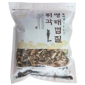 동일식품 콜라겐이 풍부한 명태껍질튀각, 300g, 4개