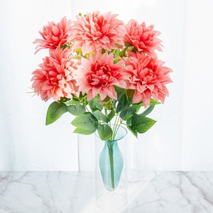 할메이드 생화같은 다알리아 조화 꽃 hf10 달리아 1p, hf10 달리아 1p 핑크, 1개