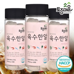 토종마을 마마코인 육수한알 30정, 120g, 3개