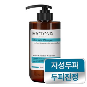 루토닉스 지성 두피 떡짐 방지 블루 자일리톨 샴푸, 1개, 500ml