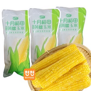 대신글로벌 동북 수입 찰옥수수, 3개, 220g