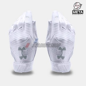 언더아머 유소년 배팅장갑 클린업 화이트 1299531-100, 1개