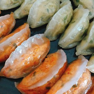 26년전통 맛집 감자피 쫀득한 투명만두 감자만두 고기 김치 새우 만두, 투명새우만두1팩