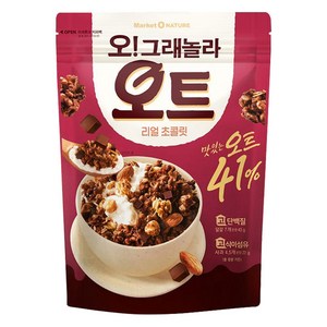 오리온 오그래놀라 오트 리얼 초콜릿, 360g, 1개