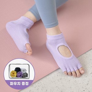 필라테스 요가 양말 오픈 논슬립 토삭스 +미니파우치