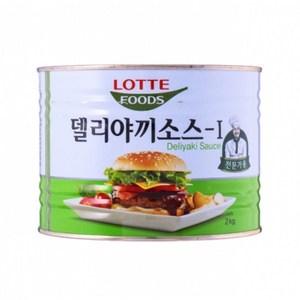 롯데 데리야끼소스, 2kg, 2개