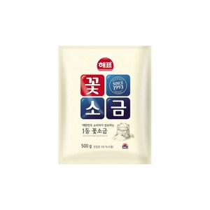 해표 꽃소금 500g, 15개