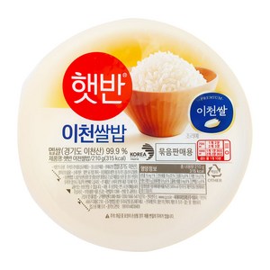 햇반 이천명품쌀밥, 210g, 13개