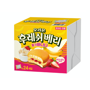 오리온 후레쉬베리 딸기바나나 12p, 348g, 4개