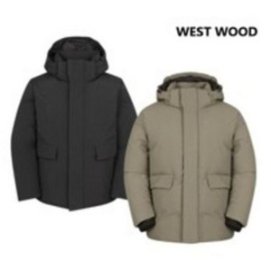 웨스트우드 WESTWOOD 캐주얼한 무드의 중량 포켓 미들 다운패딩 자켓 WM4MTDM123