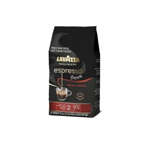 Lavazza 에스프레소 바리스타 그랜 크레마 홀빈 커피 블렌드 35.2온스, 없음