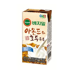 베지밀 아몬드와 호두 두유, 190ml, 12개