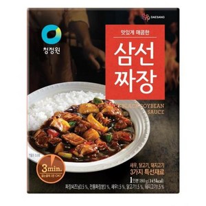 청정원 매콤한 삼선짜장, 180g, 1개