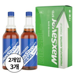 맥세이버 STD 연료첨가제 가솔린 디젤 550ml, 디젤/경유, 6개