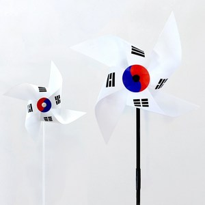 키움아트 태극기바람개비 2종 DIY만들기, 태극기왕바람개비37cm(개별포장)