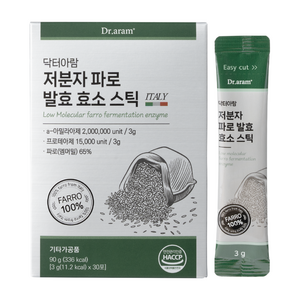 닥터아람 저분자 파로 발효 효소 스틱, 90g, 1개