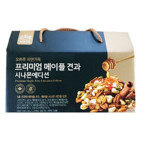 오하루 프리미엄 메이플견과 시나몬에디션 1박스, 500g(20gx25개입), 1개