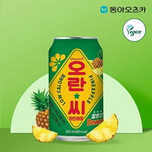 오란씨 캔 파인애플 350ml, 24개