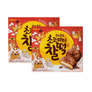 청우 찰떡초코파이 258g, 215g, 2개