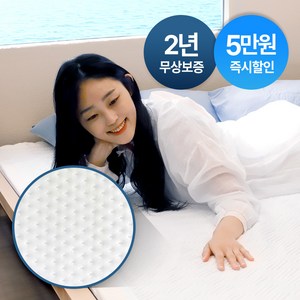 여름 듀라론 침대 냉감패드 2024년 신형, 땡땡이